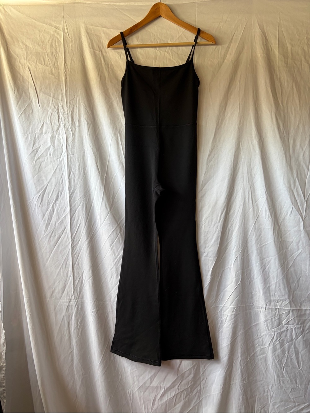 Wilfred Black Spaghetti-Strap Jumpsuit
